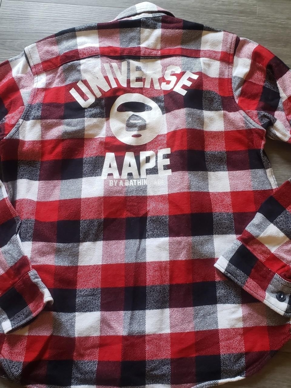 A Bathing Ape Bape Flannel Shirt